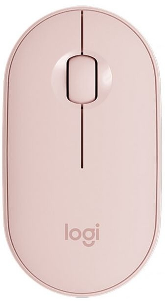 Мышь Logitech Pebble M350 розовый оптическая 1000dpi беспров. BT USB 2but (910-005575)