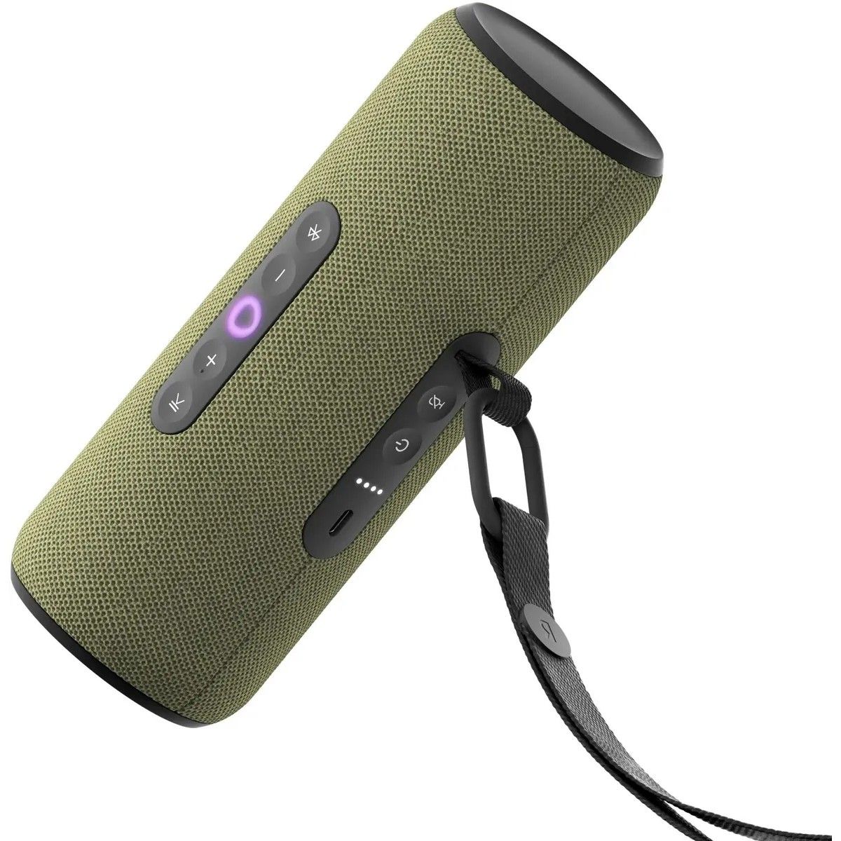 Умная колонка Yandex Стрит Алиса зеленый 30W 2.0 BT/Wi-Fi 10м 3300mAh (YNDX-00030GRN)