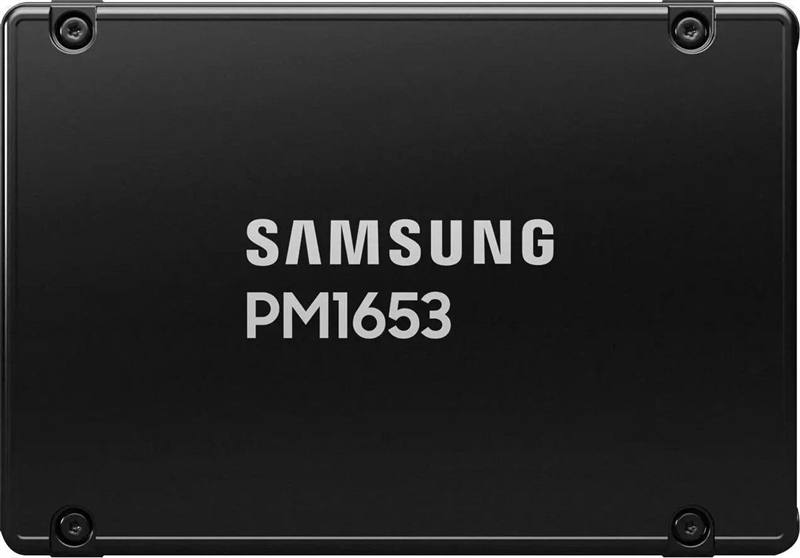 Твердотельный накопитель Samsung Enterprise SSD, 2.5"(SFF) 15mm, PM1653, 30720GB (30.72TB), SAS 24Gb