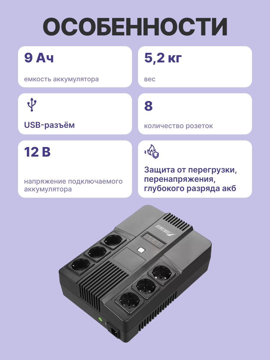 POWERMAN POWERMAN BRICK 850 PLUS