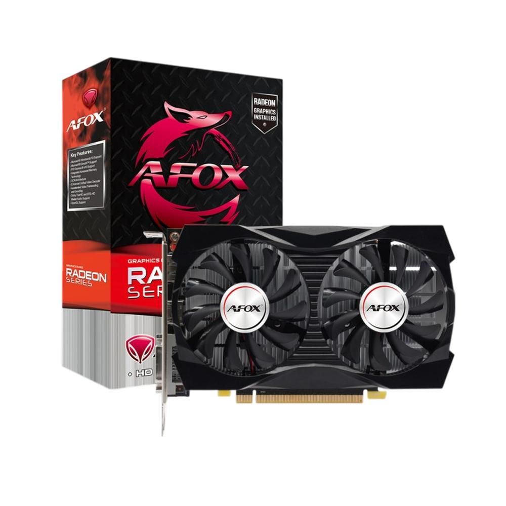 Видеокарта Afox RX550 2GB GDDR5 128bit DVI DP HDMI 2FAN RTL