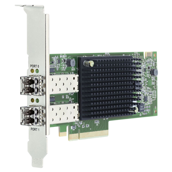 Сетевая карта/ Emulex LPe35002-M2 Gen 7 (32/64GFC), 2-port, 32Gb/s, PCIe Gen4 x8, трансиверы установлены, LP+FH brackets, OEM