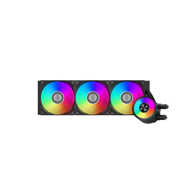 Система водяного охлаждения PcCooler DA360 Pro ARGB Soc-AM5/AM4/1200/1700/1851 черный 4-pin 33.8dB A