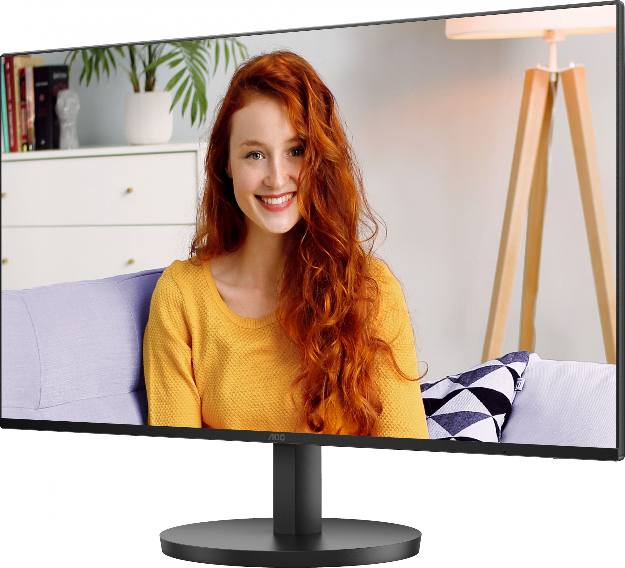 Монитор AOC 27" Basic-Line 27B3CA2 черный IPS LED 1ms 16:9 HDMI M/M матовая 250cd 178гр/178гр 1920x1