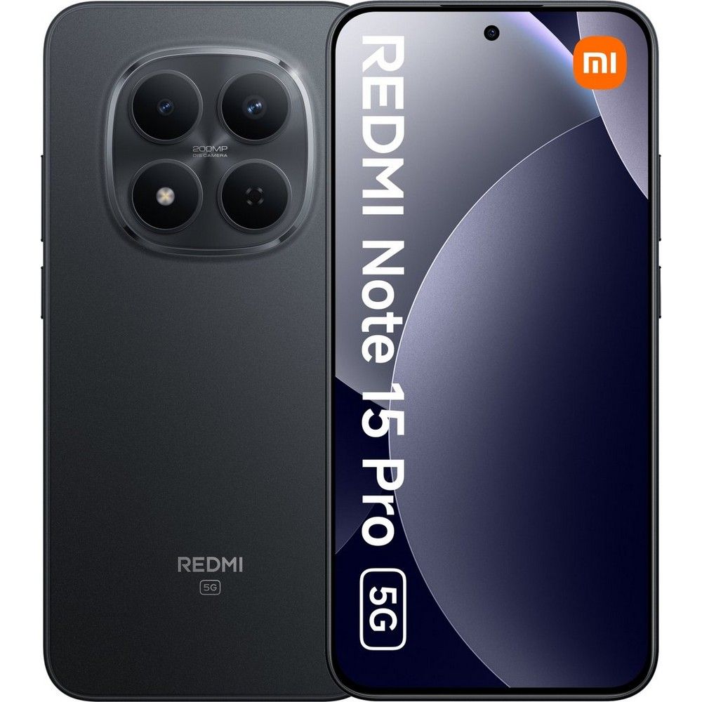 Смартфон Redmi Note 15 Pro 5G 8+256Gb черный (MZB0M2URU)