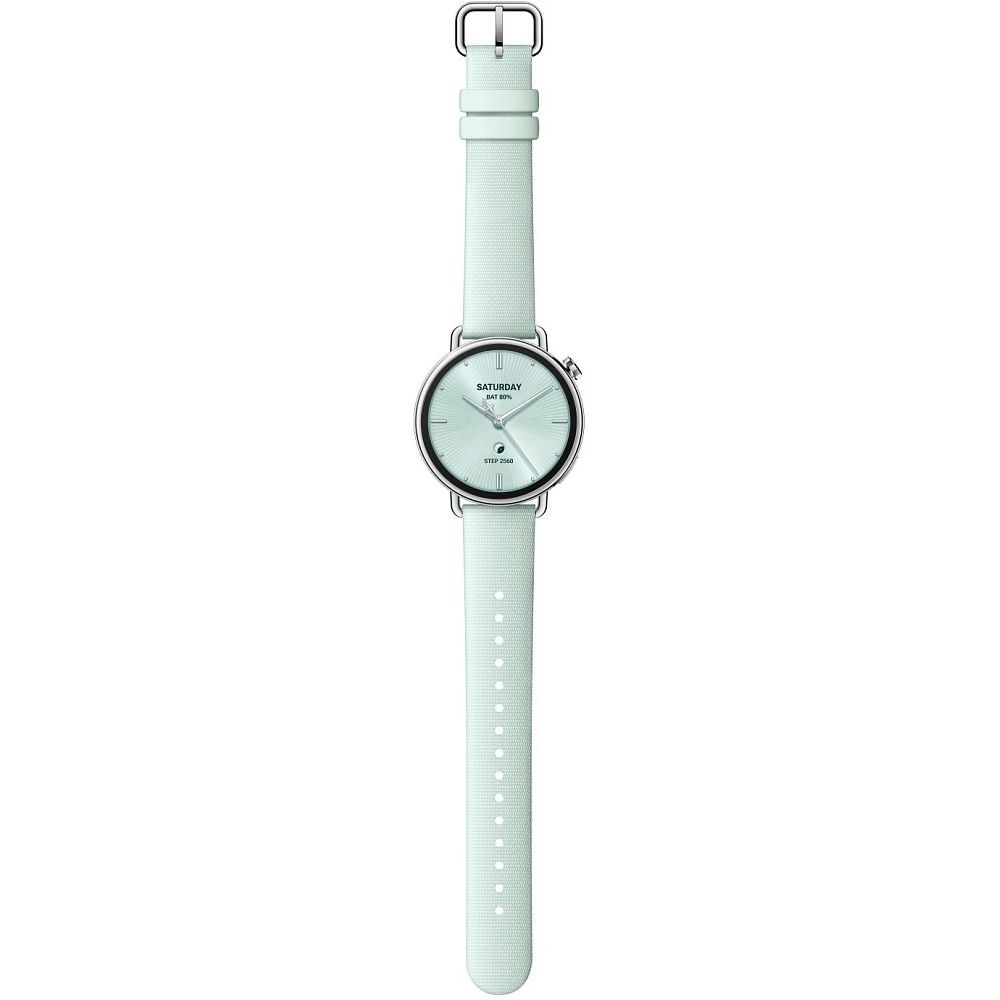 Смарт-часы Xiaomi Watch S4 41mm Fluororubber Strap(Mint Green)