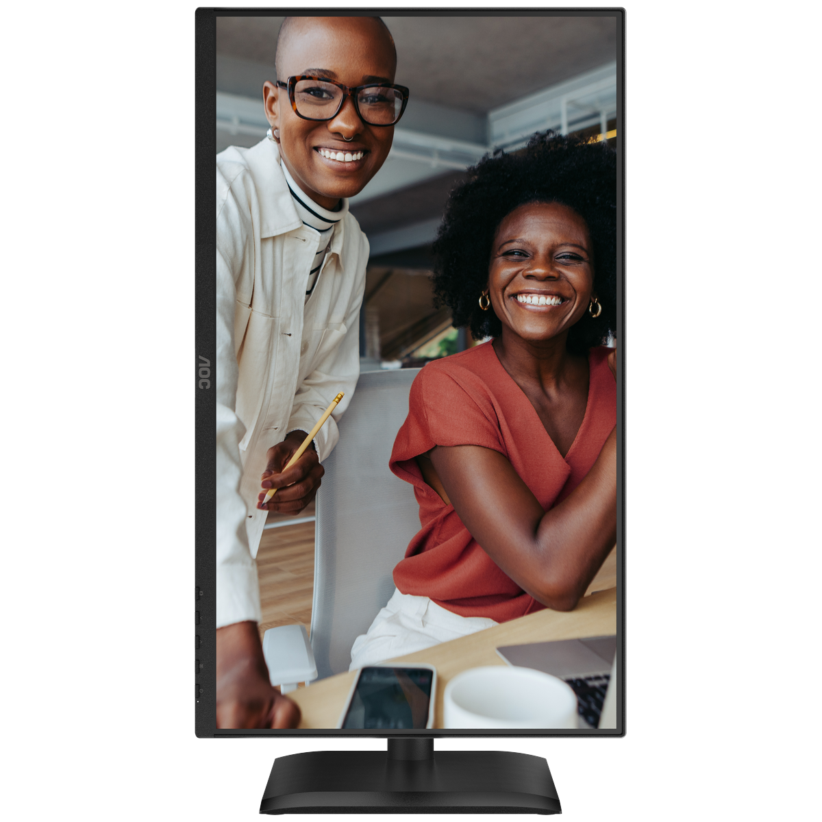 Монитор 23.8" AOC 24E4U IPS 1920x1080, 120 Гц, 4 мс, 16:9, 300 кд/м², HDMI 1.4, DP 1.2, VGA, USB-C, 