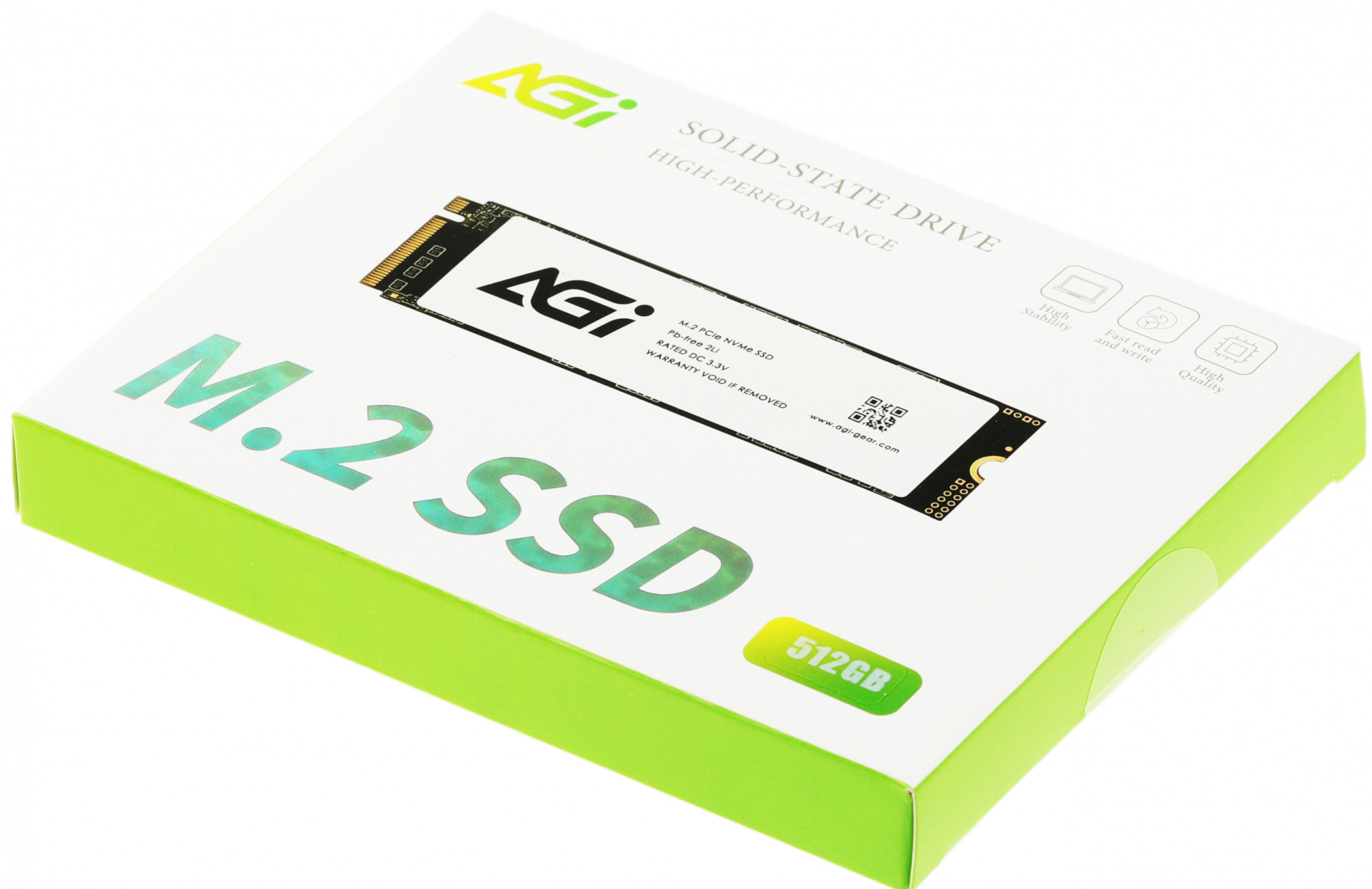 Накопитель SSD AGi PCIe 3.0 x4 512GB AGI512G16AI198 AI198 M.2 2280 OEM