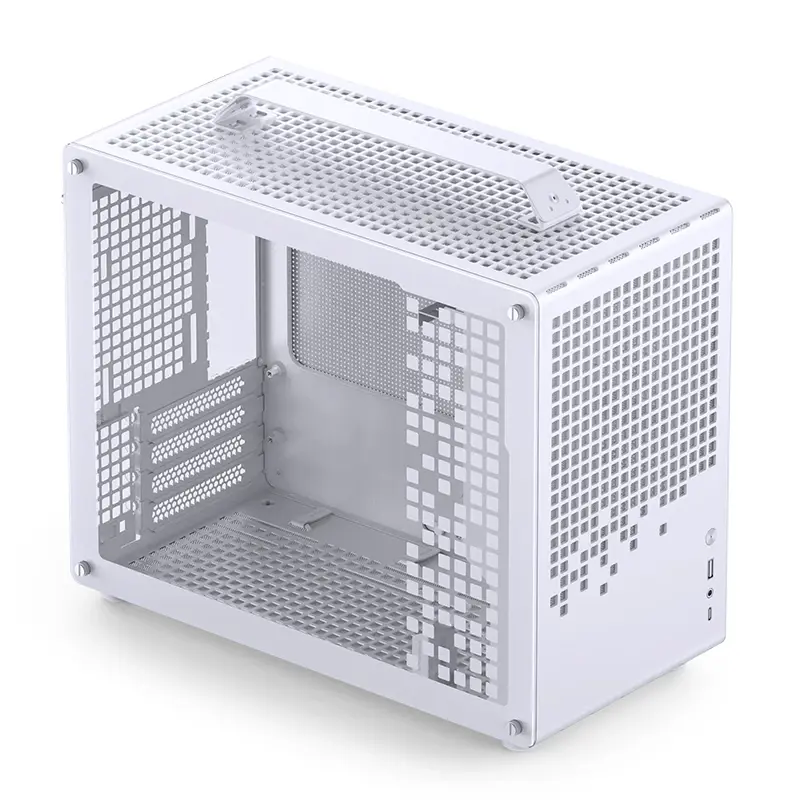 Корпус JONSBO Z20, Mini-Tower, TG, no fan, 1xUSB-A 3.2 + 1xUSB-C 3.2, mATX, mITX White