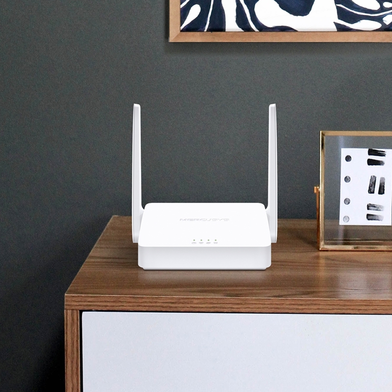 Маршрутизатор 300Mbps Wi-Fi router, 1x10/100Mbps WAN and 2 10/100Mbps LAN, 2 external 5dBi antennas