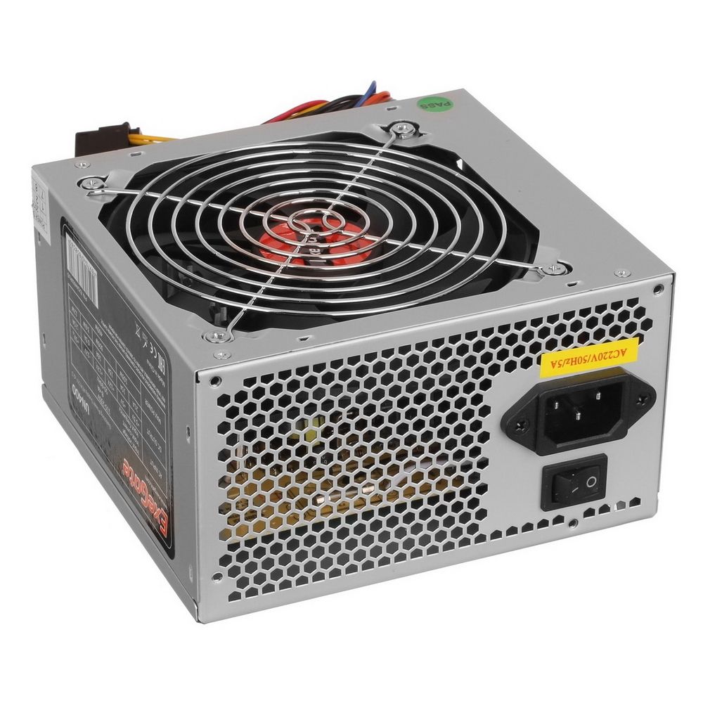БП 500W ExeGate UNS500 ATX, 12cm fan, 24p, 4p, PCIe, 3SATA, 2IDE, FDD (102965) {10}
