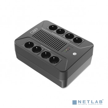 ИБП CBR [UPS-OFB-101E-850] 850VA/510W, Schuko CEE 7 Outlets: (x4 Battery & Surge Protected/ x4 Surge