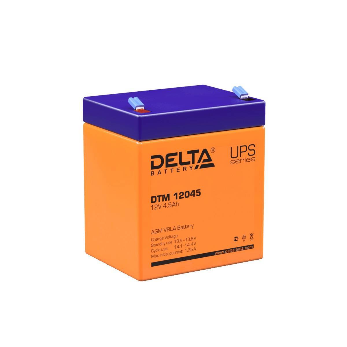 Батарея для ИБП Delta DTM 12045 12В 4.5Ач