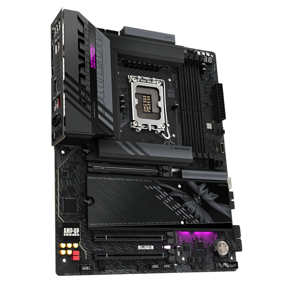 Материнская плата Z890 AORUS ELITE WIFI7, Socket 1851, Intel®Z890, 4xDDR5-6400, DP, 3xPCI-Ex16, 4xSA