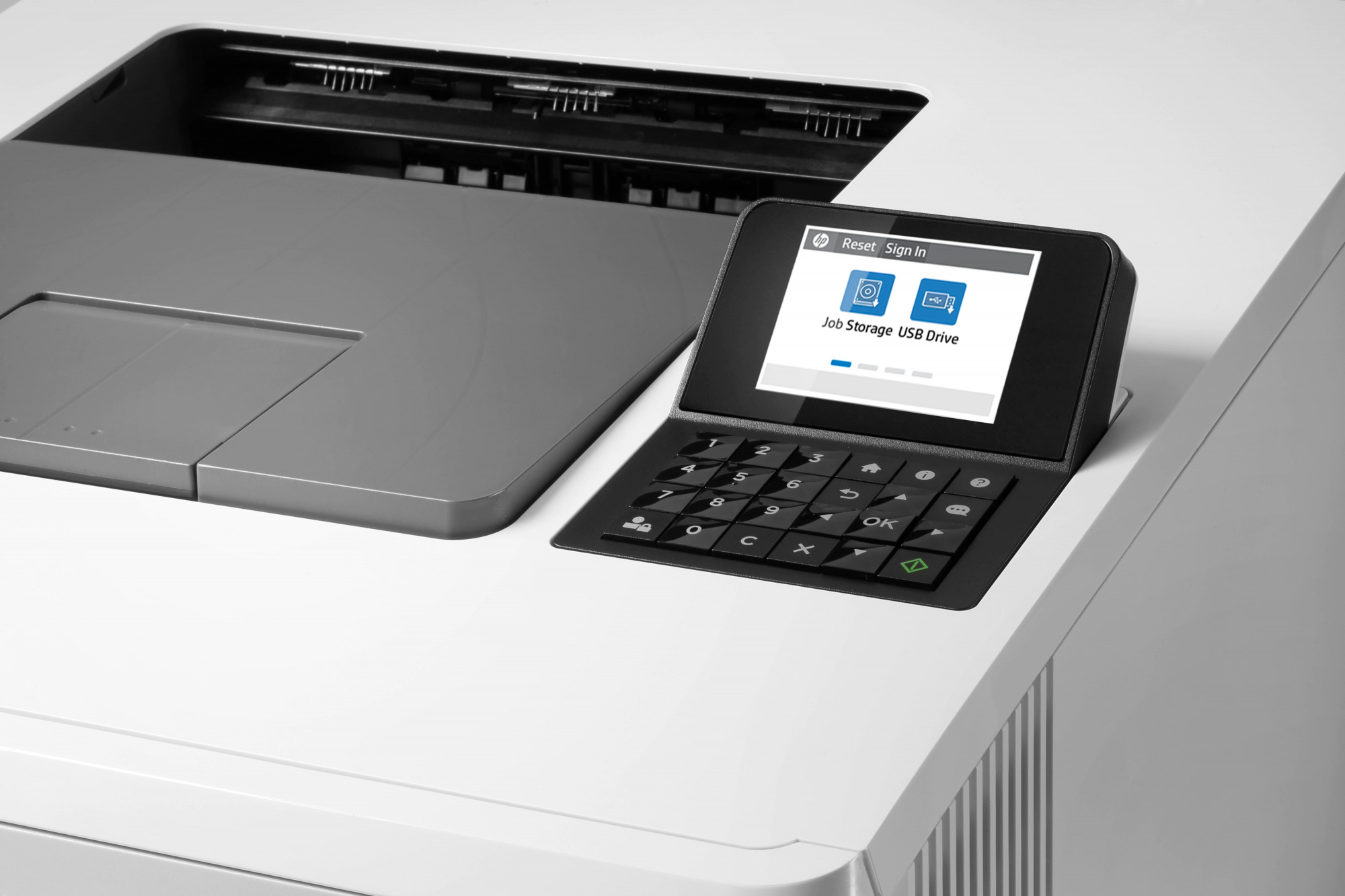Принтер лазерный HP Color LaserJet Enterprise M455dn (3PZ95A) A4 Duplex Net белый