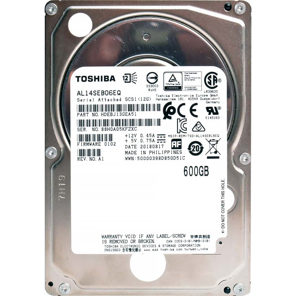 Жесткий диск/ Toshiba 600Gb (AL14SEB06EQ)