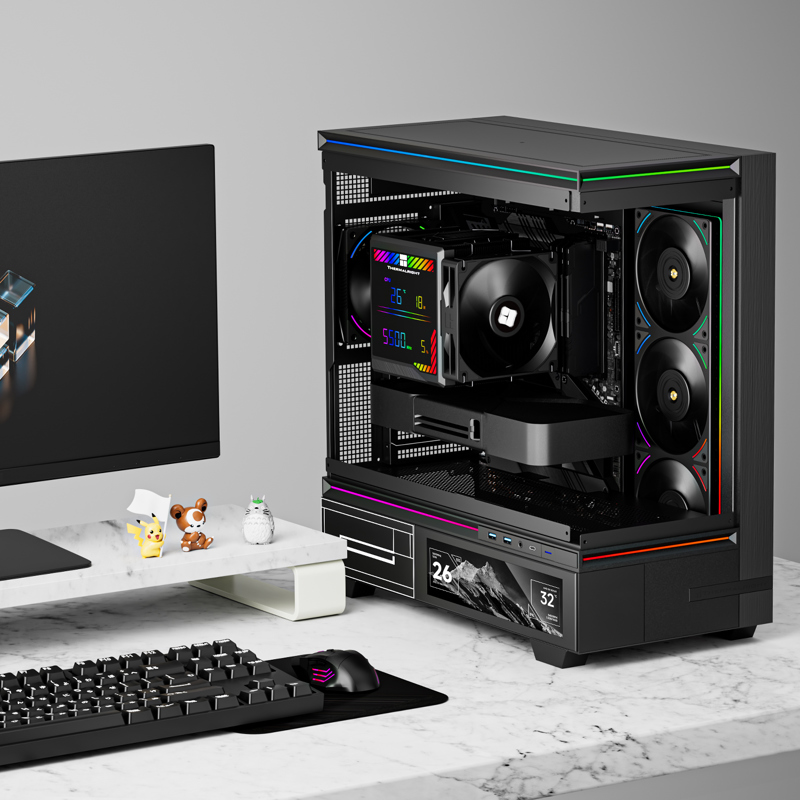 Кулер для процессора Thermalright Peerless Assassin 140 Digital Black (4-pin PWM, 165mm, Ni/Cu, 6x6m