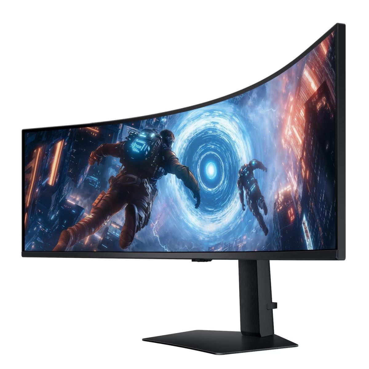Монитор Samsung 49" Odyssey G9 S49FG916EIXCI черный VA LED 32:9 HDMI матовая HAS Piv 350cd 178гр/178