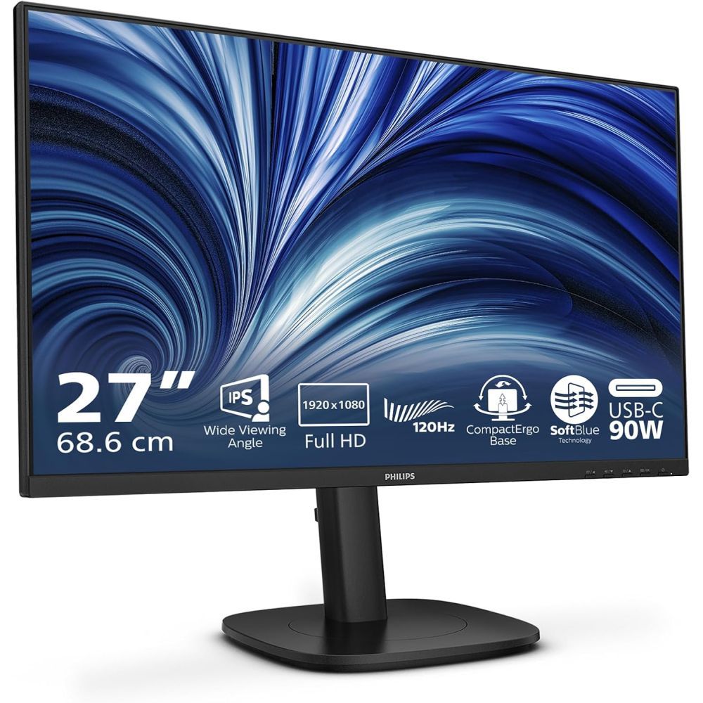 Монитор 23,8" Philips 24B2U3301  1920x1080, WLED, 16:9, IPS, 300cd, 1500:1, 4ms, 50M:1, 178/178, HDM
