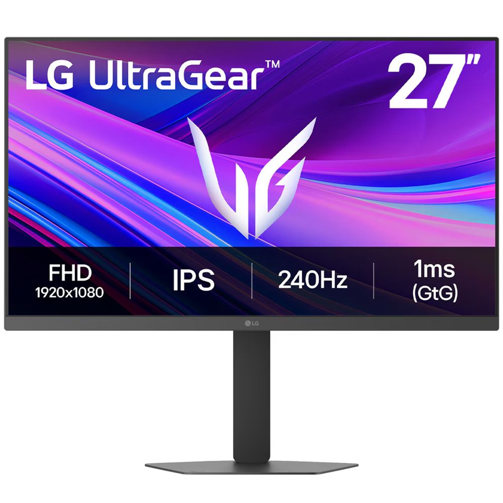 Монитор 27" LG 27G440A-B IPS, 1920x1080, 240Hz, 1ms, 400сd/m, 1000:1, HDR10, G-Sync | 2xHDMI(2.