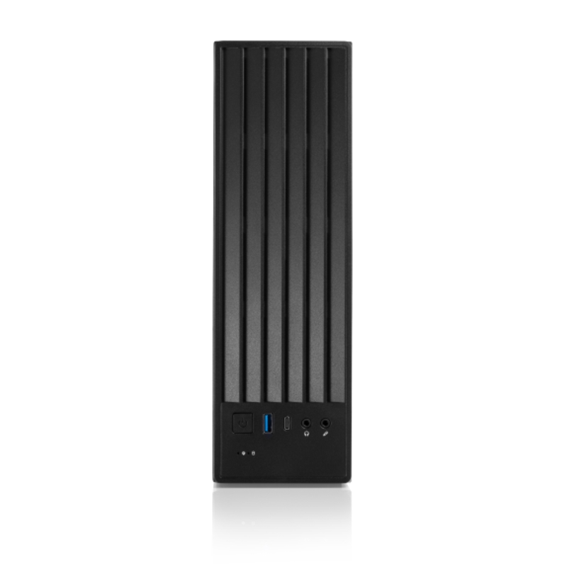 Корпус Foxline mATX Desktop 400W FL-461 mATX case, black, w/PSU FLEX 400W, w/1xUSB3.0+1xType-C (USB2