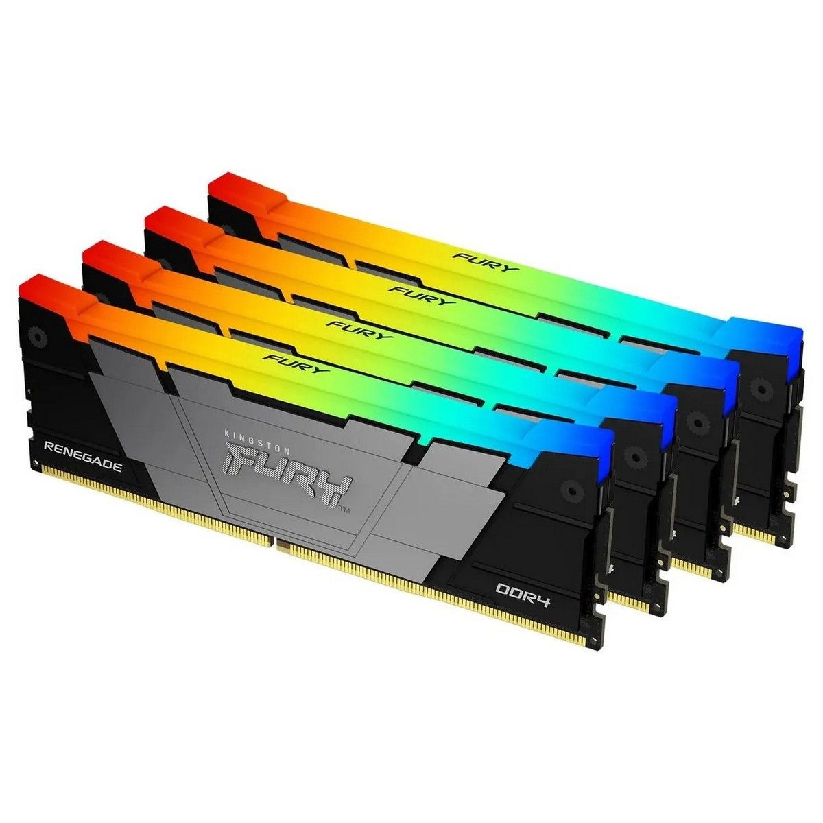Память DDR4 4x8GB 3600MHz Kingston KF436C16RB2AK4/32 Fury Renegade RGB RTL Gaming PC4-28800 CL16 DIM