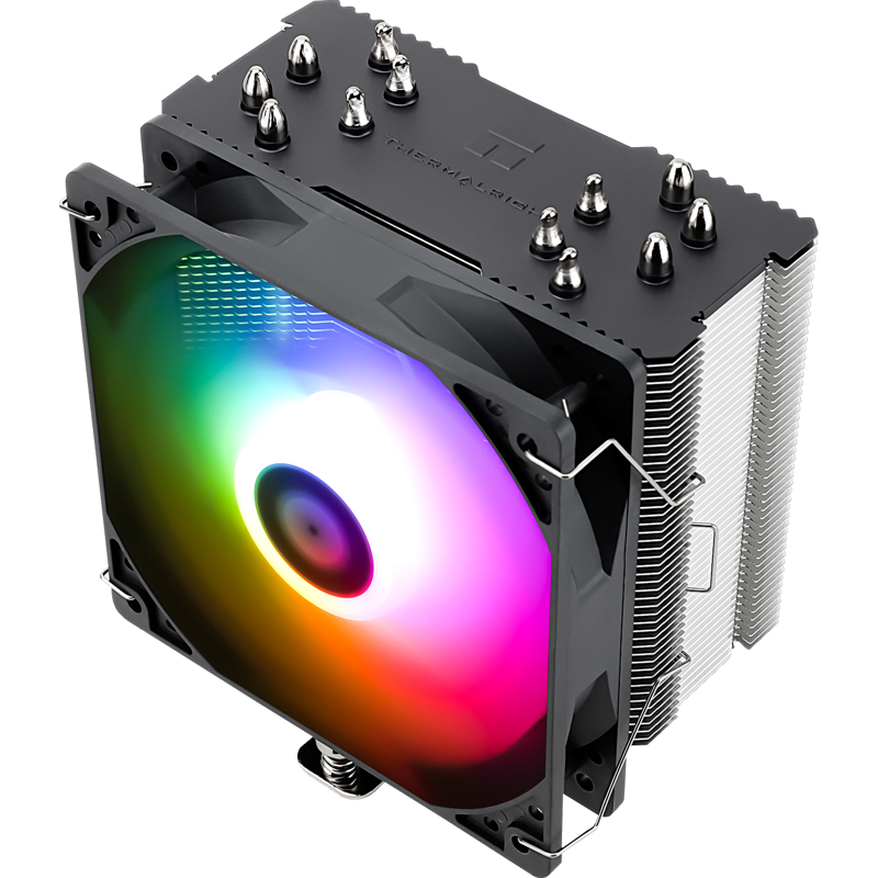 Устройство охлаждения(кулер) Thermalright Burst Assassin 120 ARGB Soc-AM5/AM4/1200/1700/1851 серебри