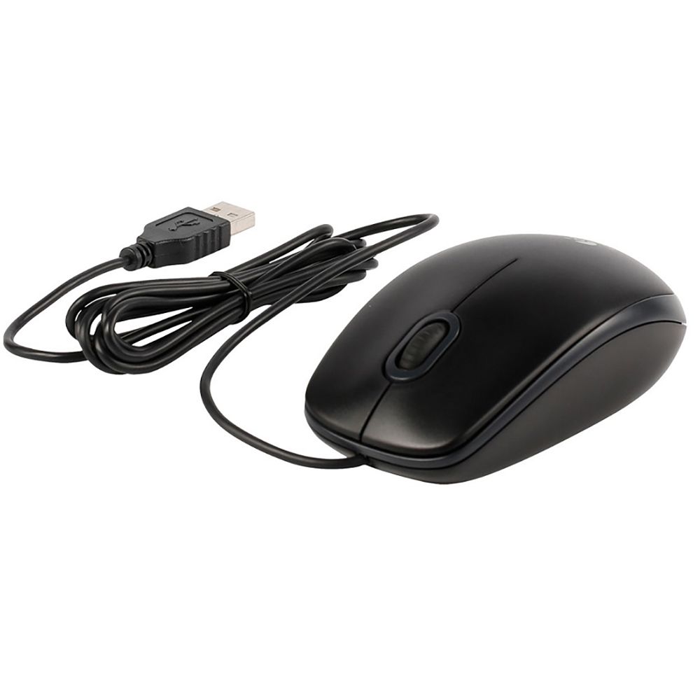 Мышь Logitech B100 Black |910-003357| черная, оптическая 800dpi, USB, 1.8м, {10}, (041271)