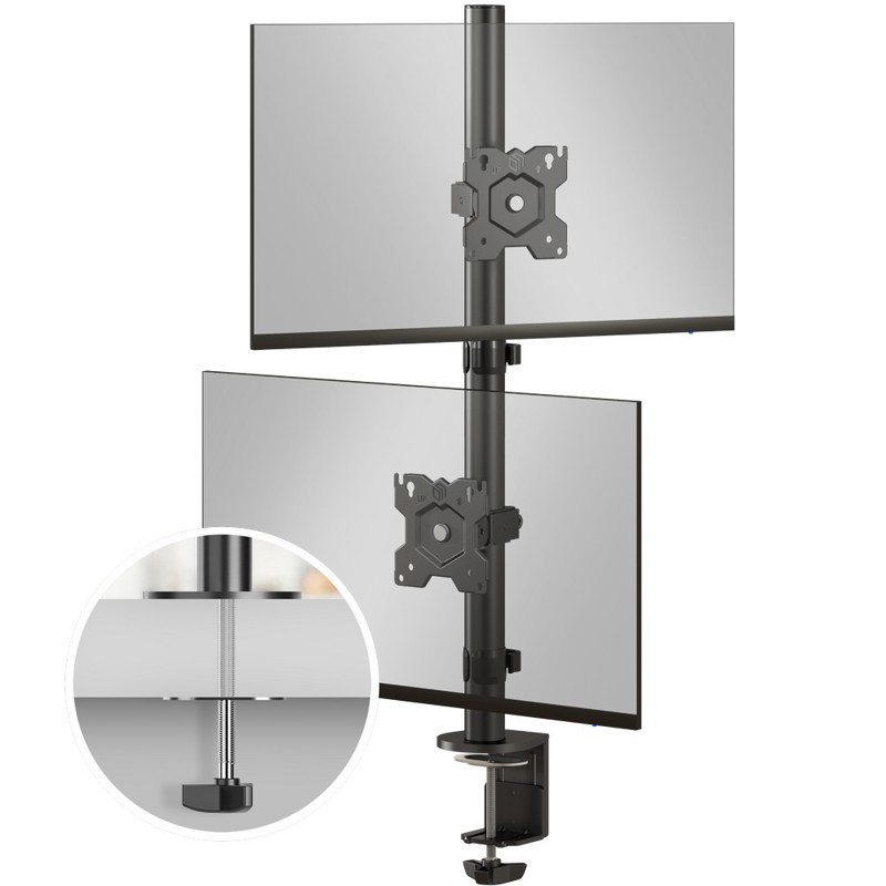 Кронштейн для мониторов Onkron D208E черный 13"-34" макс.16кг настольный поворот и наклон