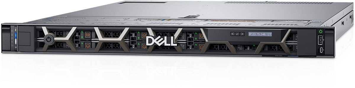 Сервер Dell PowerEdge R450 8B ST2 ( 8x2.5"SAS\SATA, RC1, 1xOCP 3.0(x16)+2*PCIx16 LP) no ( CPU, MEM,