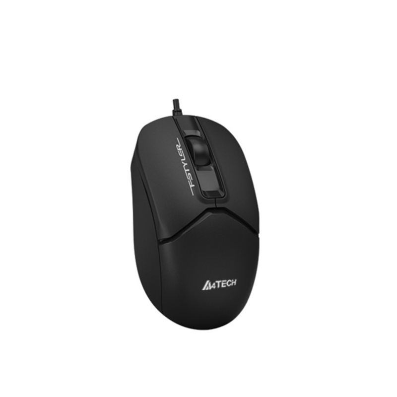 Мышь A4Tech Fstyler FM12 черный оптическая 1200dpi USB 3but (FM12 BLACK)