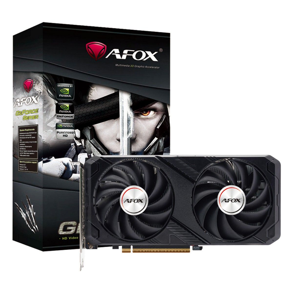 Видеокарта Afox RTX5050 GAMING 8GB GDDR6 128bit 3xDP HDMI 2FAN RTL