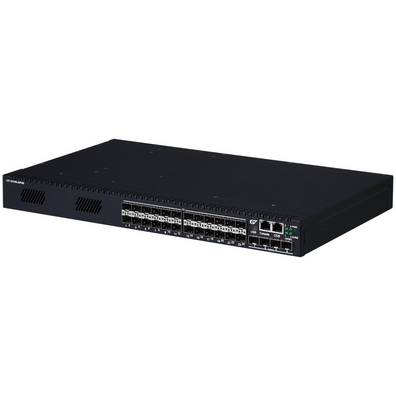 Коммутатор доступа L3 24x1G RJ45 с POE/POE+, 4x10/25G SFP28, два БП AC, охлаждение FR
