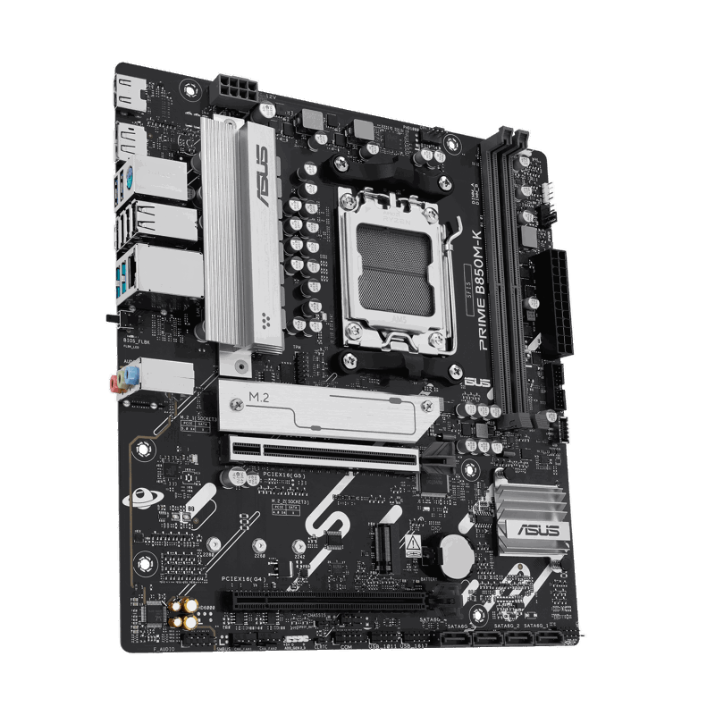 Материнская плата Asus PRIME B850M-K Socket AM5 AMD B850 2xDDR5 mATX AC`97 8ch(7.1) 2.5Gg RAID+HDMI+