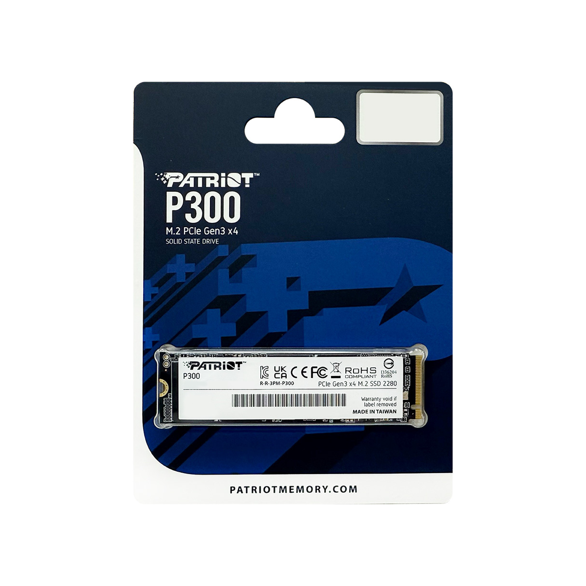 Накопитель SSD Patriot PCIe 3.0 x4 256GB P300P256GM28 P300 M.2 2280