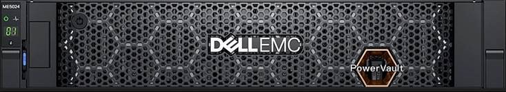 Система хранения данных DELL PowerVault ME5024 24SFF(2,5") 2U/ 32Gb FC Type-B 8 Port DC/ noDrives/ n