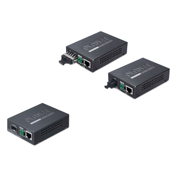медиа конвертер/ PLANET GT-802S40 10/100/1000BASE-T to 1000BASE-LX Gigabit Converter (SC Single Mode, 40km)