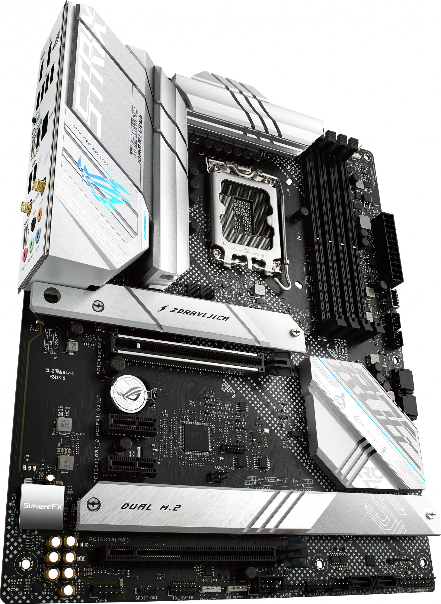 Материнская плата Asus ROG STRIX B660-A GAMING WIFI D4 Soc-1700 Intel B660 4xDDR4 ATX AC`97 8ch(7.1)