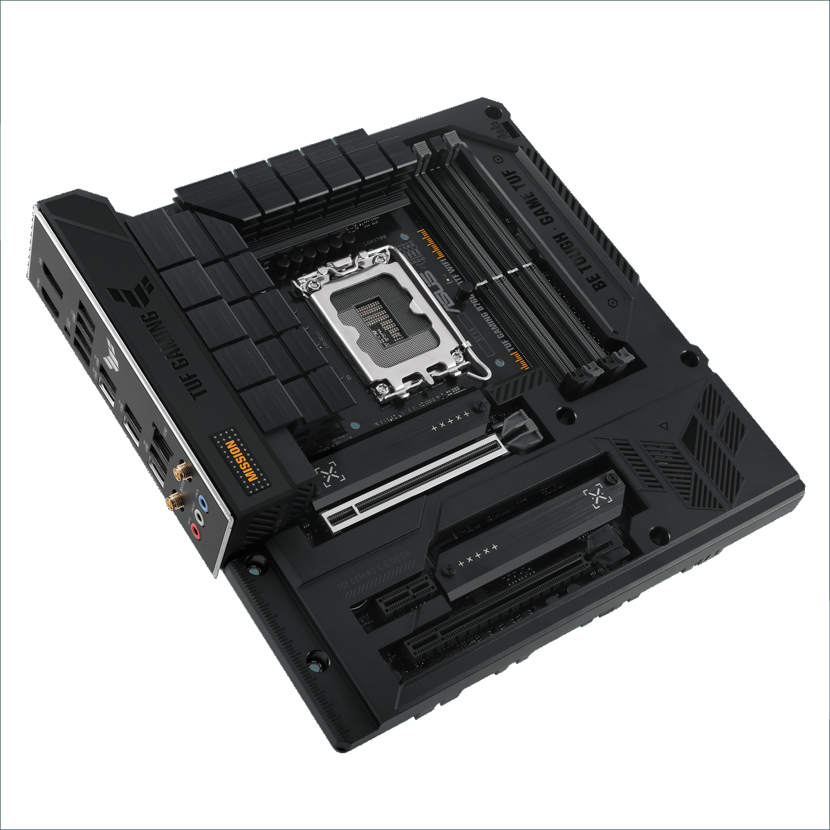 Материнская плата ASUS TUF GAMING B760M-BTF WIFI LGA1700 mATX 4xDDR5 2хPCIEx16 PCIEx1 2xM.2 3xUSB-C 