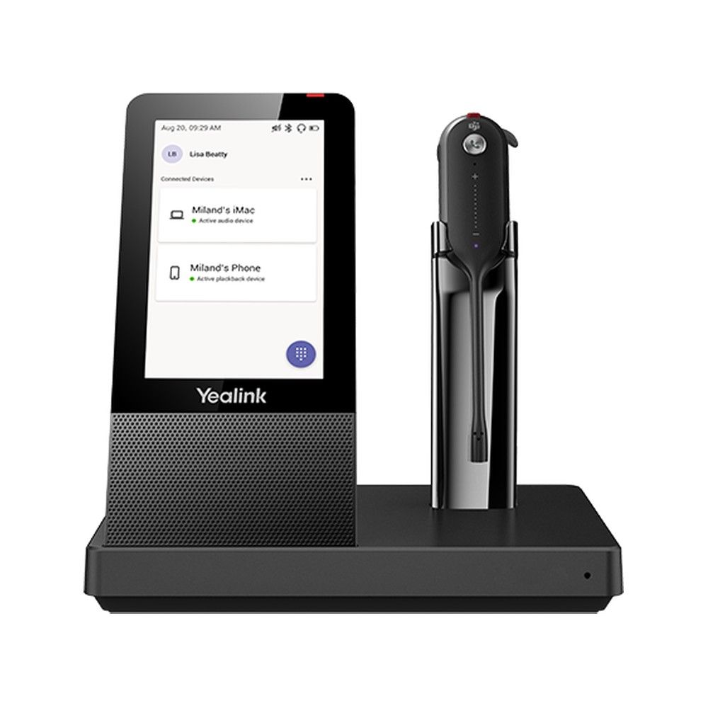 Гарнитура беспроводная Yealink WH67 UC черный (306578)