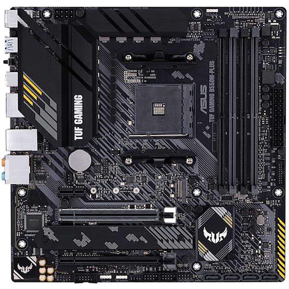 Материнская плата Asus TUF GAMING B550M-PLUS Soc-AM4 AMD B550 4xDDR4 mATX AC`97 8ch(7.1) 2.5Gg RAID+