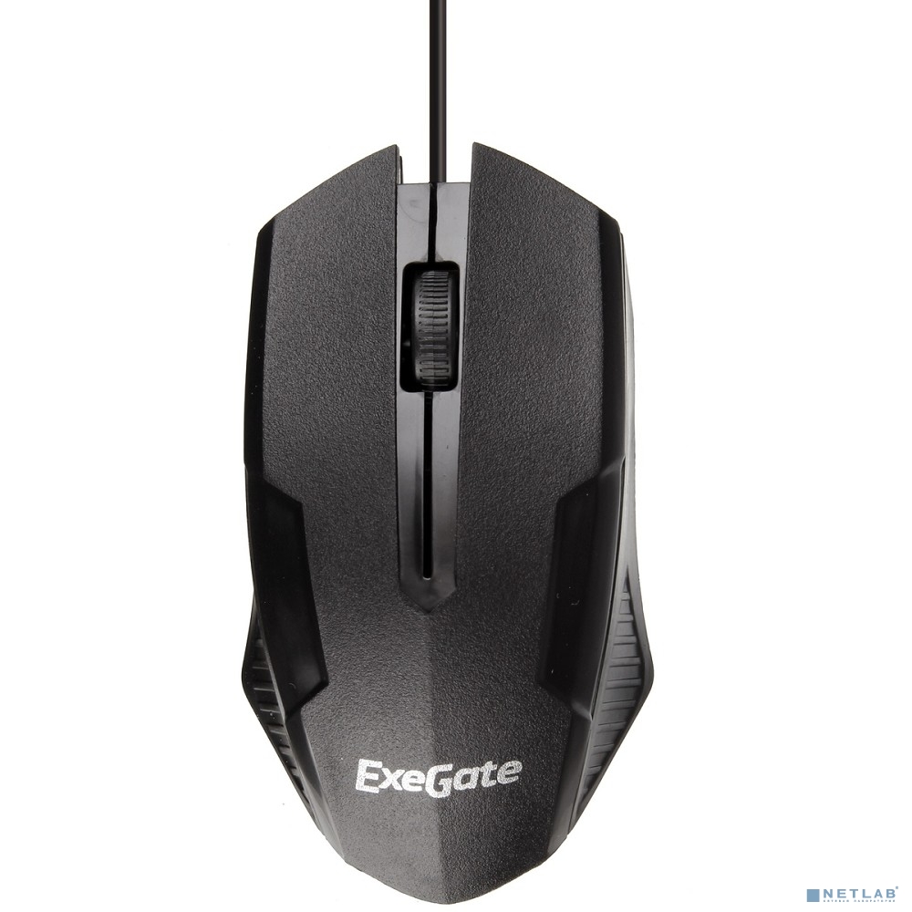 Exegate EX279944RUS Мышь Exegate SH-9025L2 <black, optical,  3btn/scroll, 1000dpi, USB, шнур 2,2м>, 