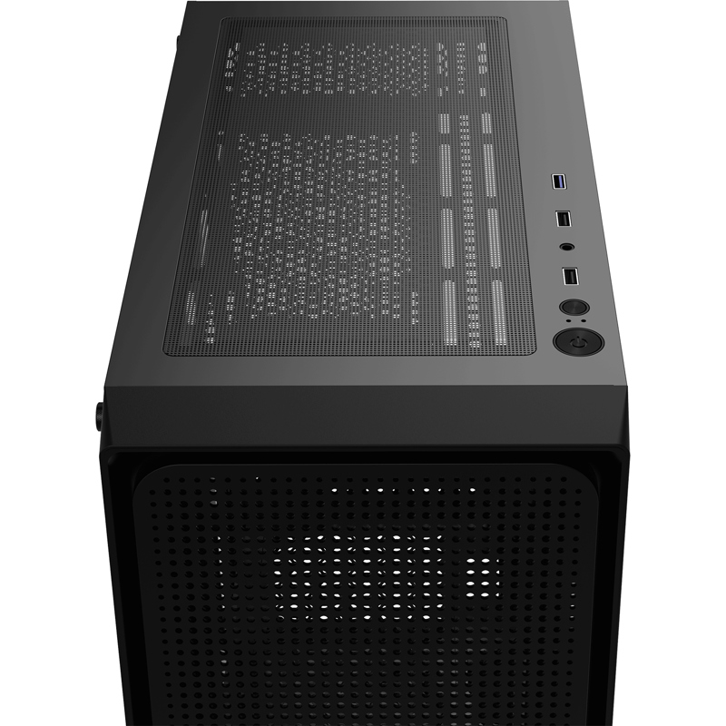 Корпус Ocypus Gamma C50 BK, Mini-Tower, TG, no fans, 1xUSB-A 3.0 + 2xUSB 2.0, mATX, mITX Black
