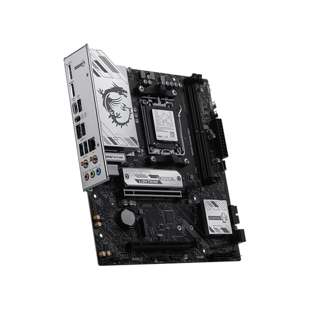 Материнская плата MSI B850M GAMING WIFI Socket AM5 AMD B850 2xDDR5 mATX AC`97 8ch(7.1) 2.5Gg RAID+HD