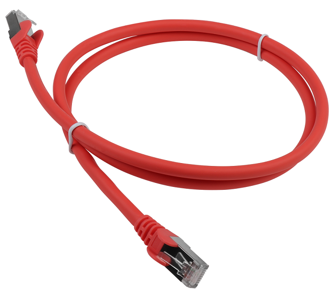 Патч-корд LANMASTER LSZH SFTP кат.6A, 0.5 м, оранжевый