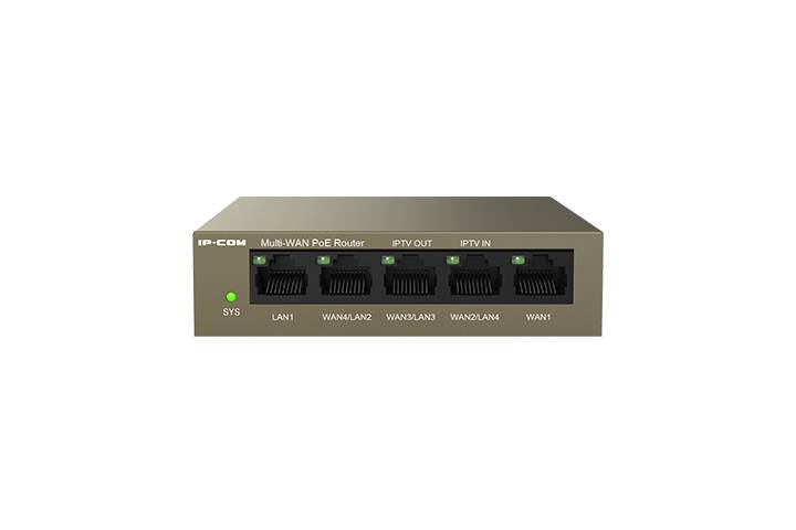 Межсетевой экран IP-Com M20-PoE 10/100/1000BASE-TX серый