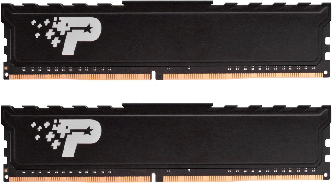Память DDR4 2x8GB 2666MHz Patriot PSP416G2666KH1 Signature Premium RTL PC4-21300 CL19 DIMM UDIMM 288-pin 1.2В kit single rank с радиатором Ret