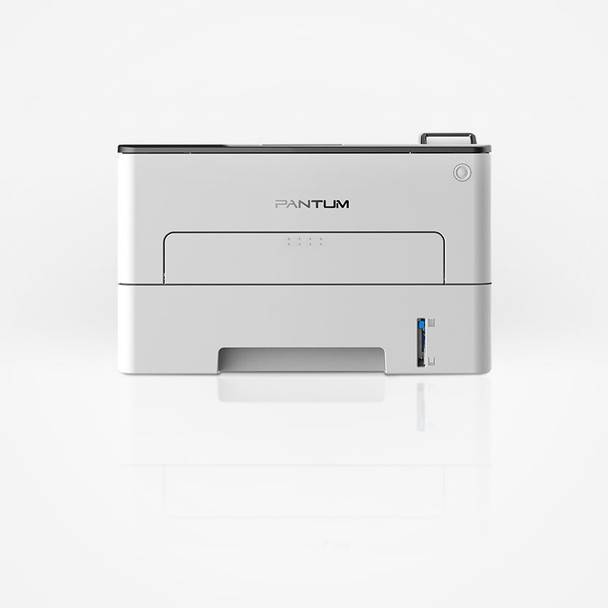 Принтер лазерный Pantum P3300DN A4 Duplex Net белый
