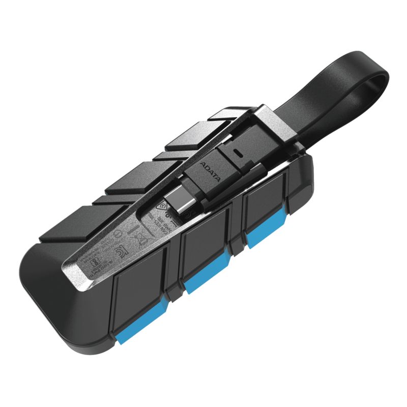 Накопитель SSD A-Data USB3.2 Gen2 1000GB SC740-1000G-CBU SC740 синий