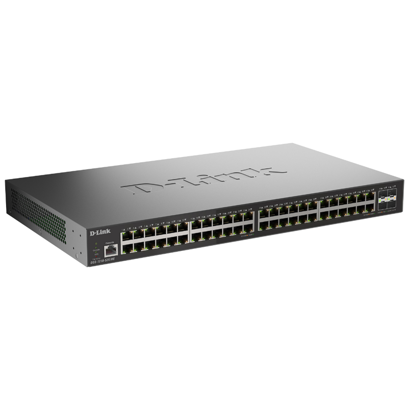 Коммутатор D-Link DGS-1210-52X/ME/C1A 48x1Гбит/с 4SFP+ управляемый